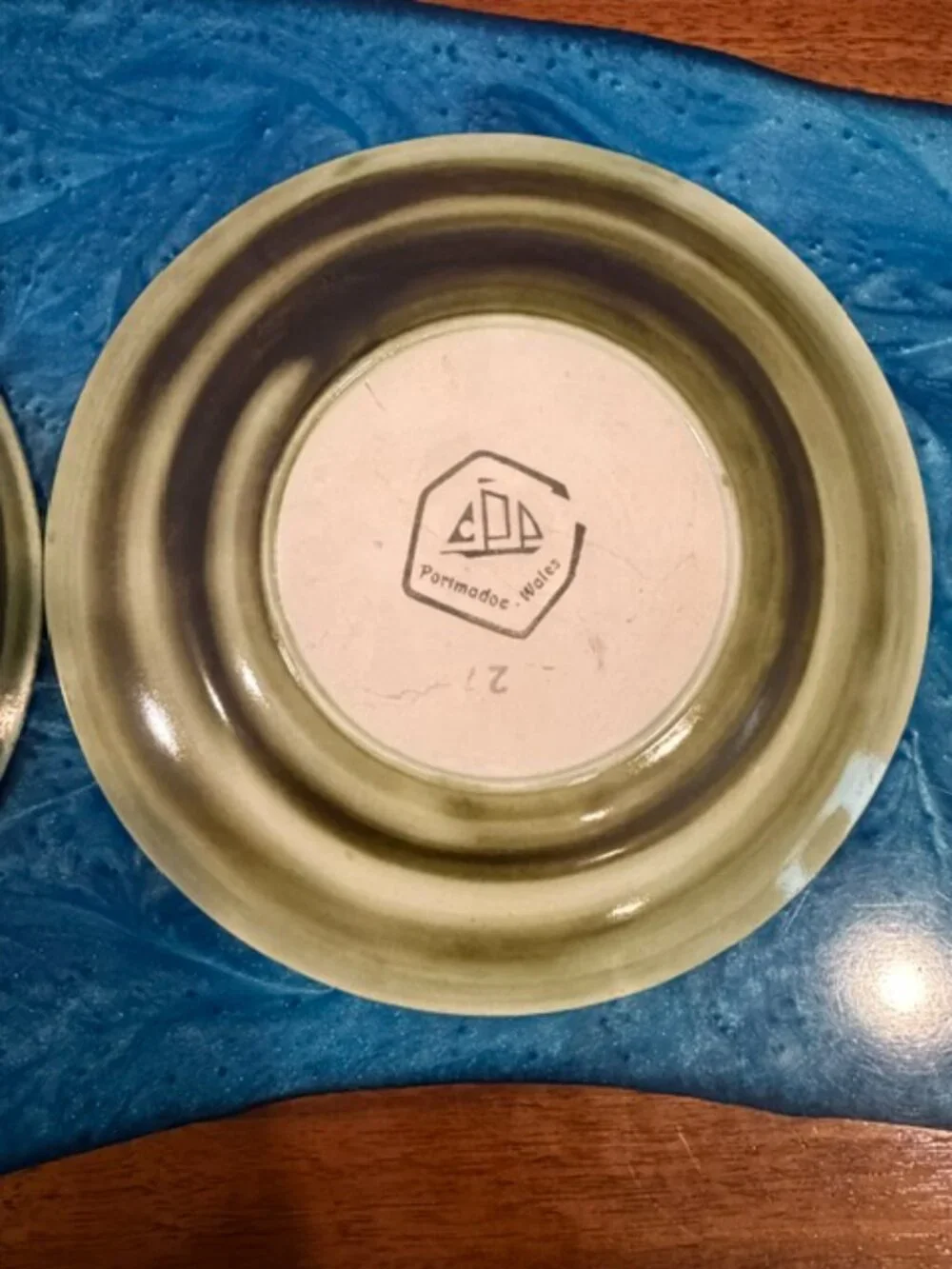 Vintage Set of 2 Portmadoc Porthmadog Pottery Wales 7